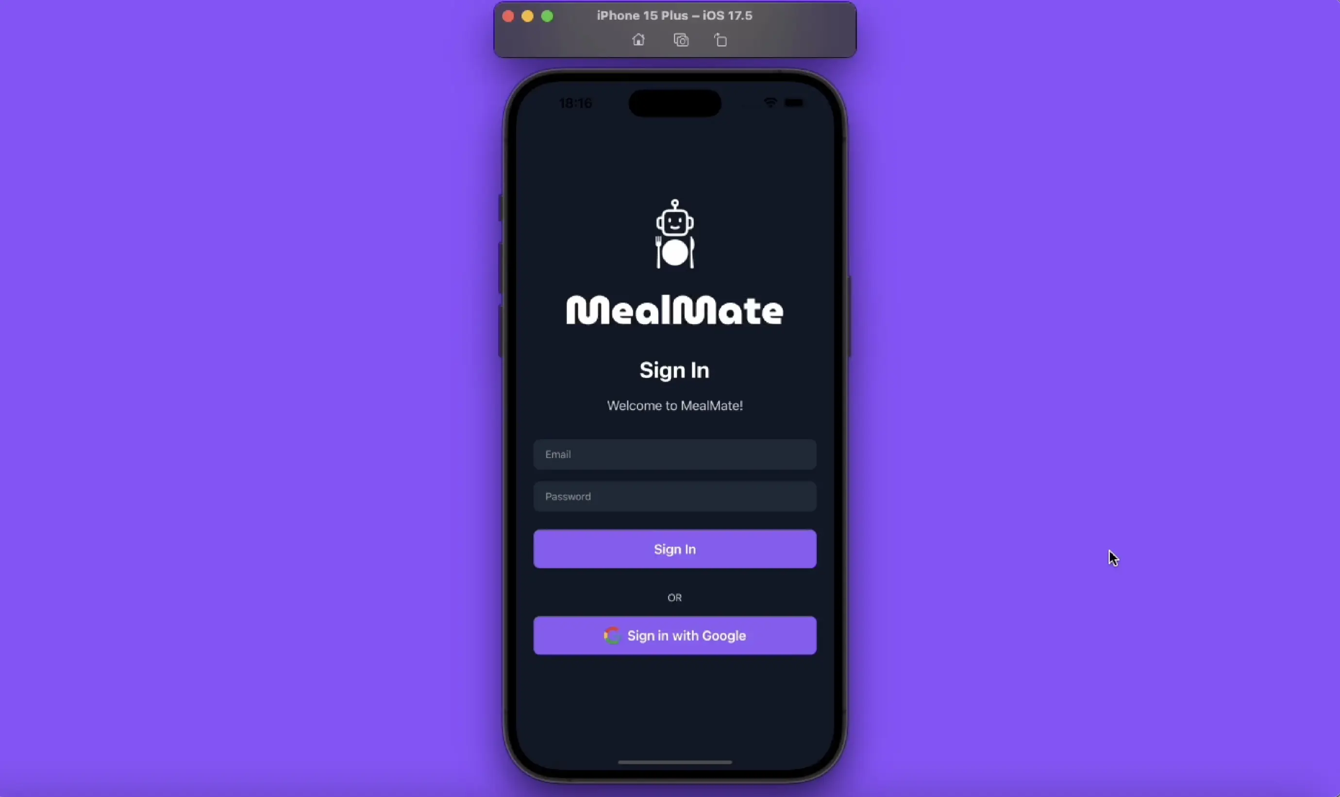 MealMate Mobile