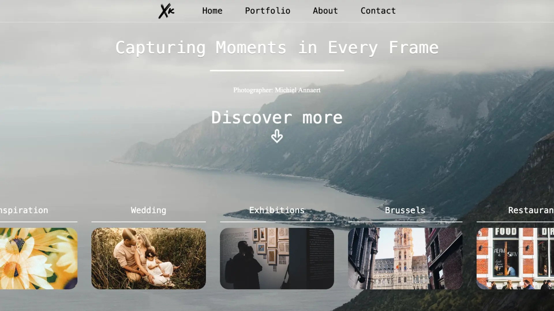 Photographer Website
