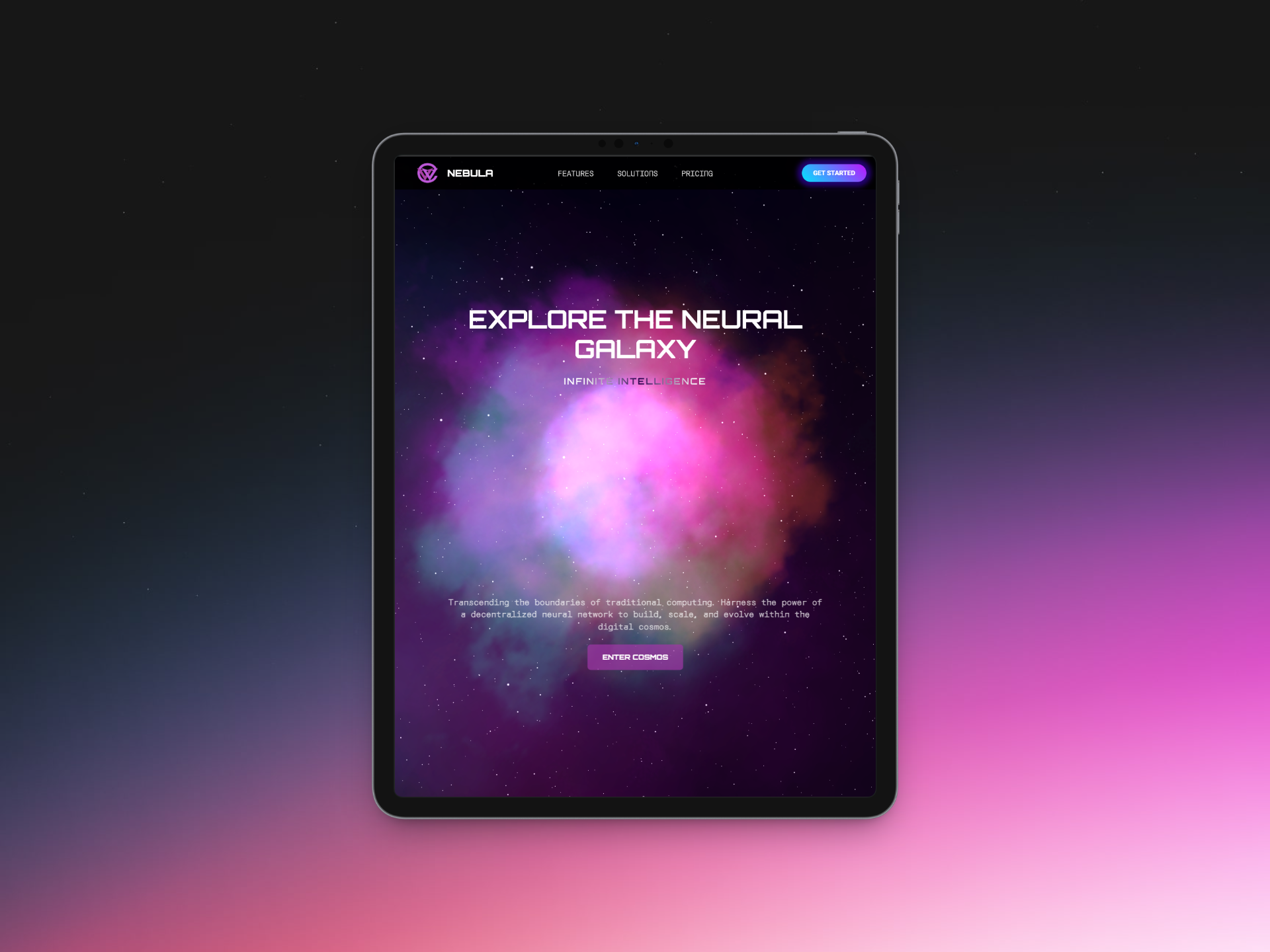 Nebula 3D Landing Page – Interactive 3D for Elementor & WordPress 3