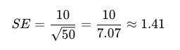 Standard Error Example Calculation
